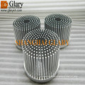 machined 120mm round pin fin heatsink, 4.724" 45W cold forged led cooler